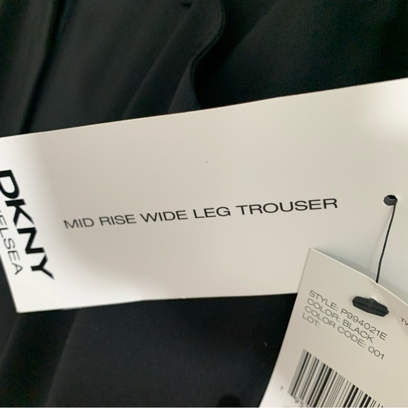 DKNY Chelsea Mid Rise Wide Leg Trouser 10 - Picture 5 of 14